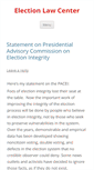Mobile Screenshot of electionlawcenter.com